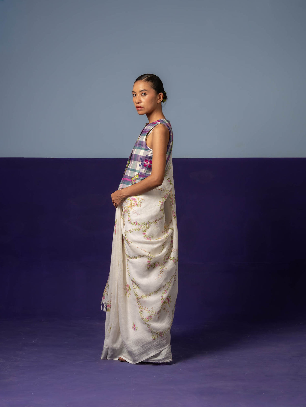 The Arrival Linen Saree