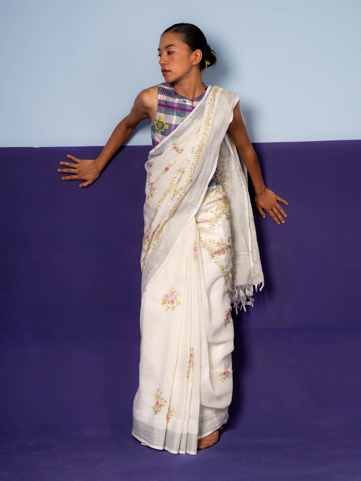 The Arrival Linen Saree