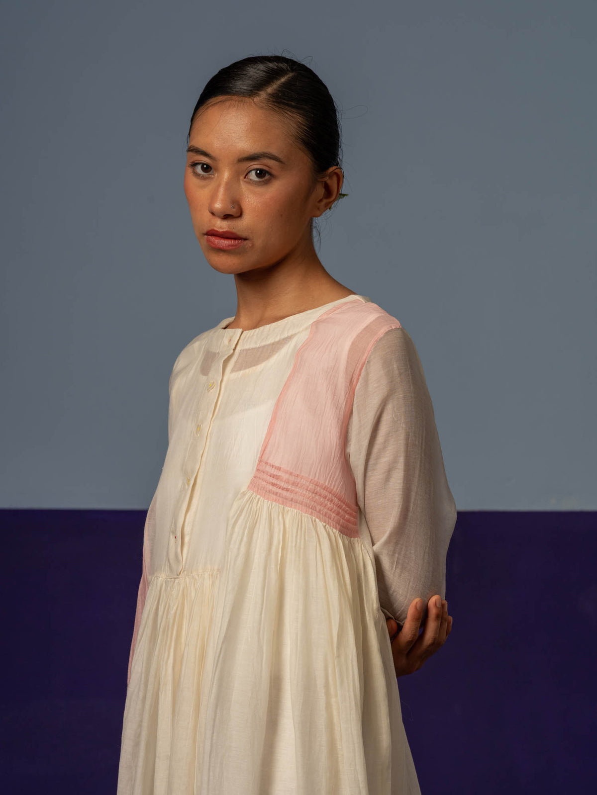 The Nostalgia Colour-Block  Dress