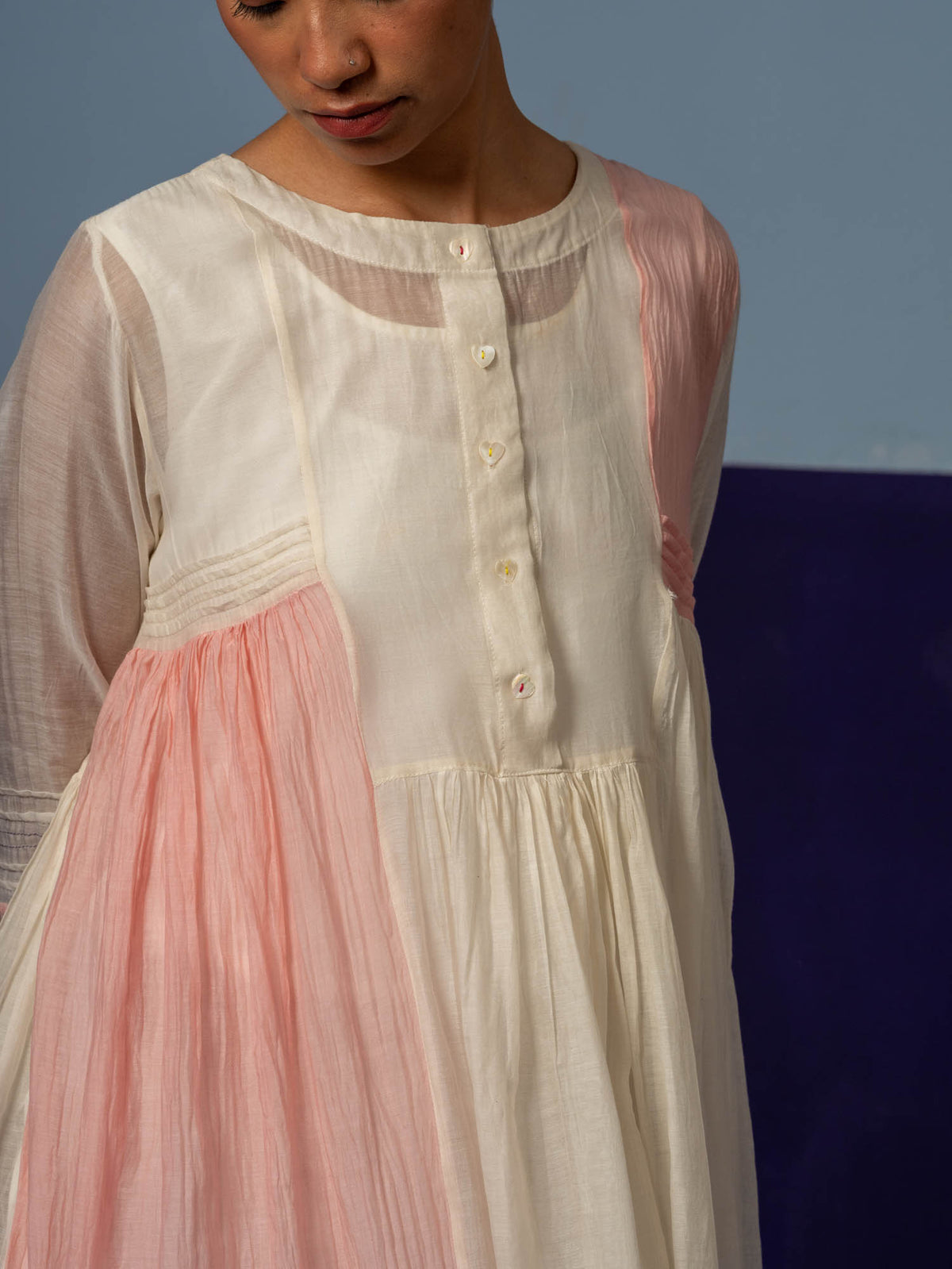 The Nostalgia Colour-Block  Dress