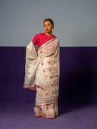 The Novi Linen Saree